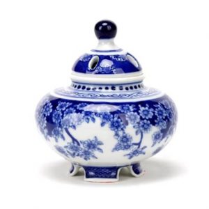 Porcelain Blue and White Tea Jar