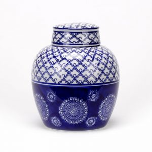 Porcelain Blue and white Tea Jar