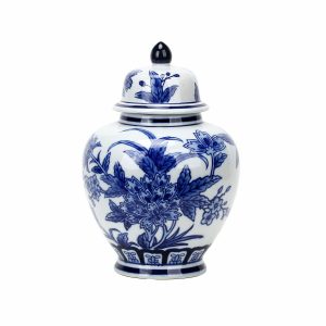Porcelain Blue and White Tea Jar