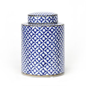 Porcelain Blue and White Tea Jar