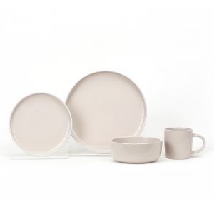 Cream Ceramic Dinnerware set – – 16 pcs in box