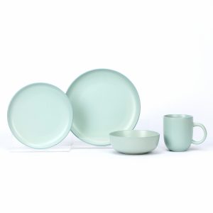 Ceramic Blue Dinnerware set of 4 pcs / Total 16 pcs for 4 people