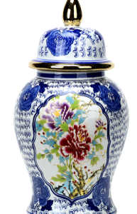 Porcelain Blue and White Jinger Jar