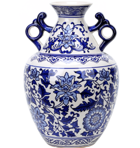 Porcelain Blue and White Vase