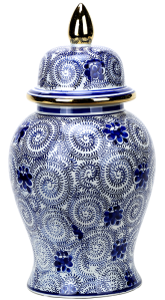 Porcelain Blue and White Jinger Jar
