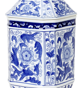 Porcelain Blue and White Jinger Jar