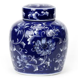 Porcelain Blue and white Tea Jar