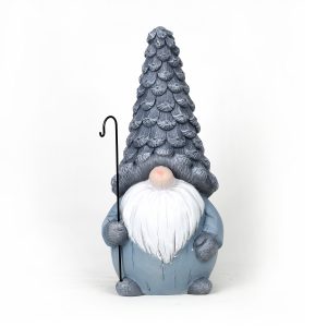 Polyresin Happy Gnome Garden Statue